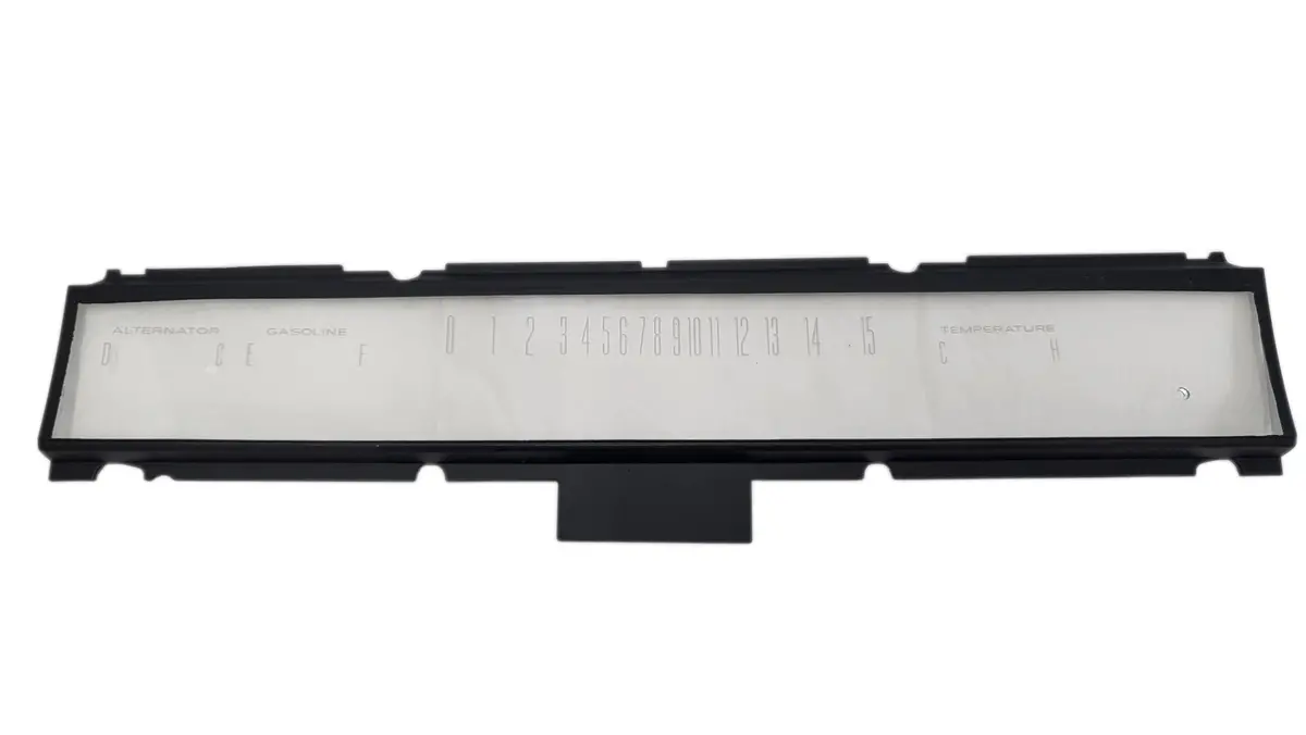 141-15 Mopar 1968-70 B-Body Standard Dash 1-15Mph Gauge Lens 1