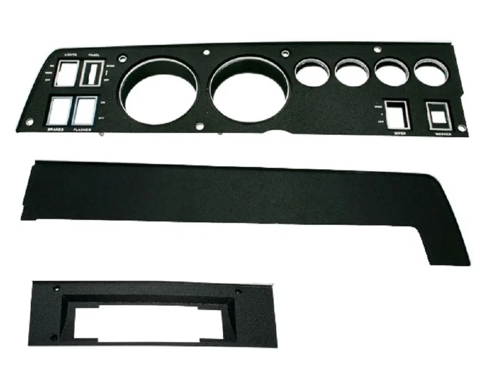 141-8Acset Mopar 1969 B-Body Rallye Dash Bezel Kit (8 Track - With Ac) 1