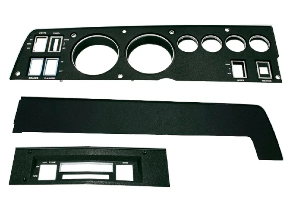 141-Acset Mopar 1969 B-Body Rallye Dash Bezel Kit (Am/Fm - With Ac) 1