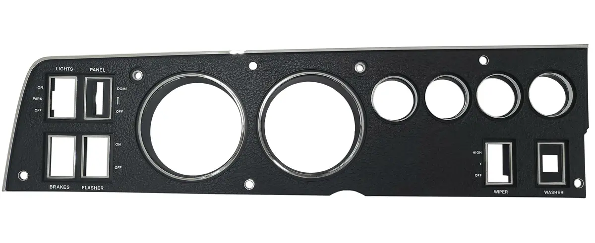 141-G Mopar 1969 B-Body Rallye Dash Gauge Bezel 1