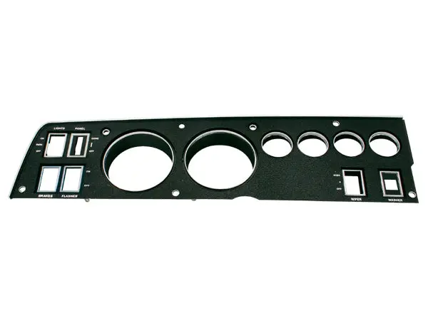 141-Rdset Mopar 1969 B-Body Rallye Dash Bezel Kit (Radio Delete - No Ac) 1