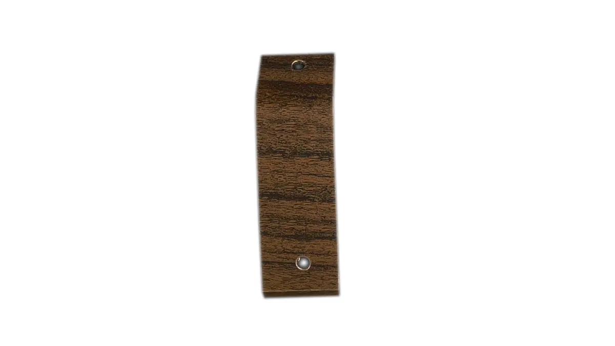 141W-Lhc Mopar 1969 B-Body Rallye Woodgrain Dash Bezel Corner Plate 1