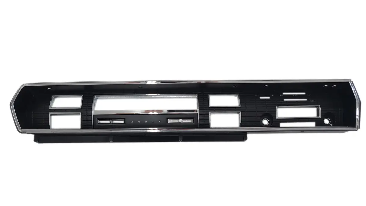 144Co Mopar 1966-67 Dodge Coronet Gauge Bezel (No Ac) 1