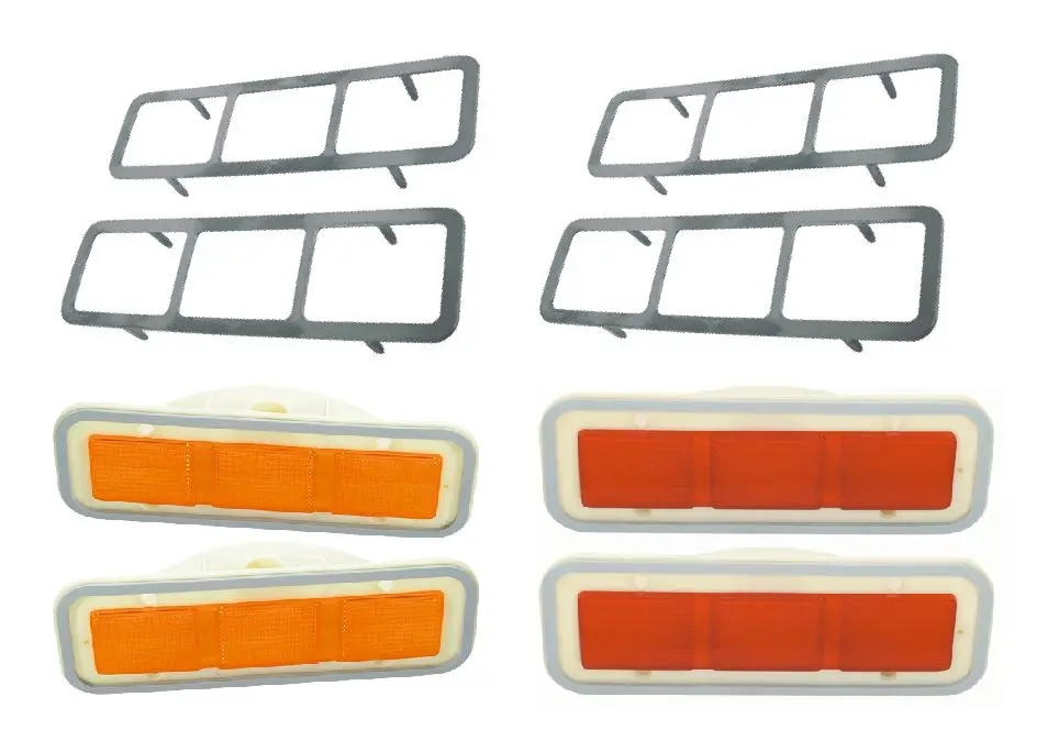 156-Blkit Mopar 1971 Plymouth B-Body Side Marker Kit 1