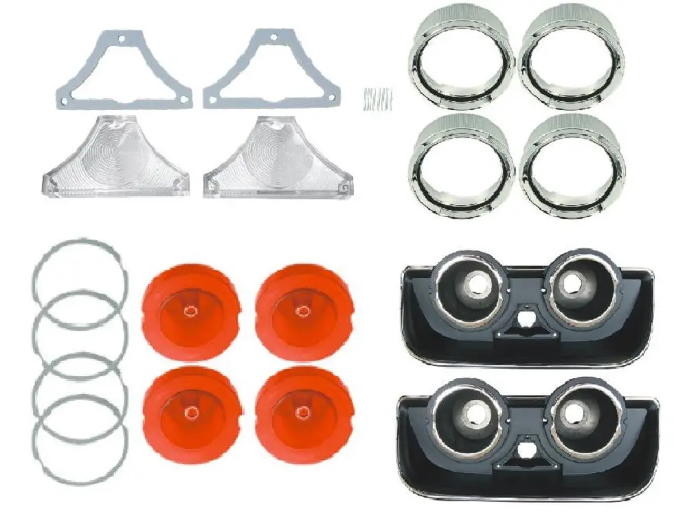 163-Hblkit Mopar 1968 Dodge Charger Taillight Assembly Kit 1