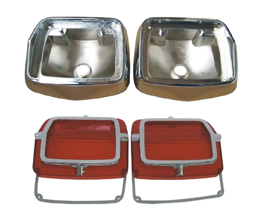 165-65Blkit Mopar 1965 Plymouth Belvedere Taillight Kit 1