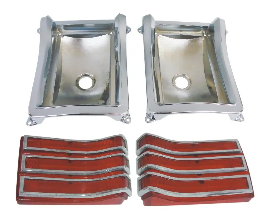 165-66Blkit Mopar 1966 Plymouth Belvedere And Satellite Taillight Kit 1