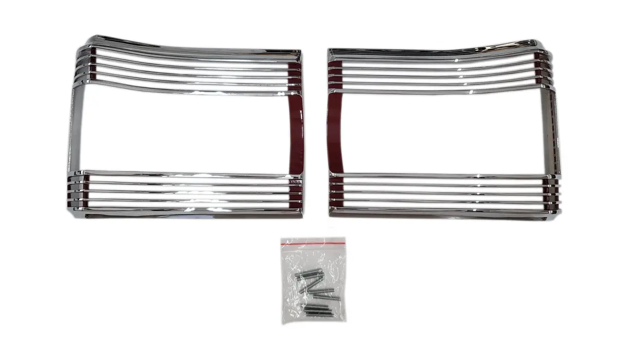 165-67B Mopar 1967 Plymouth Satellite And Gtx Taillight Bezels 1