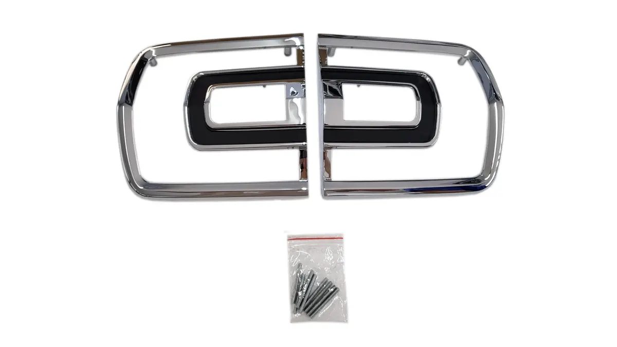 165-68Rrset Mopar 1968 Plymouth Roadrunner And Satellite Taillight Bezels 1