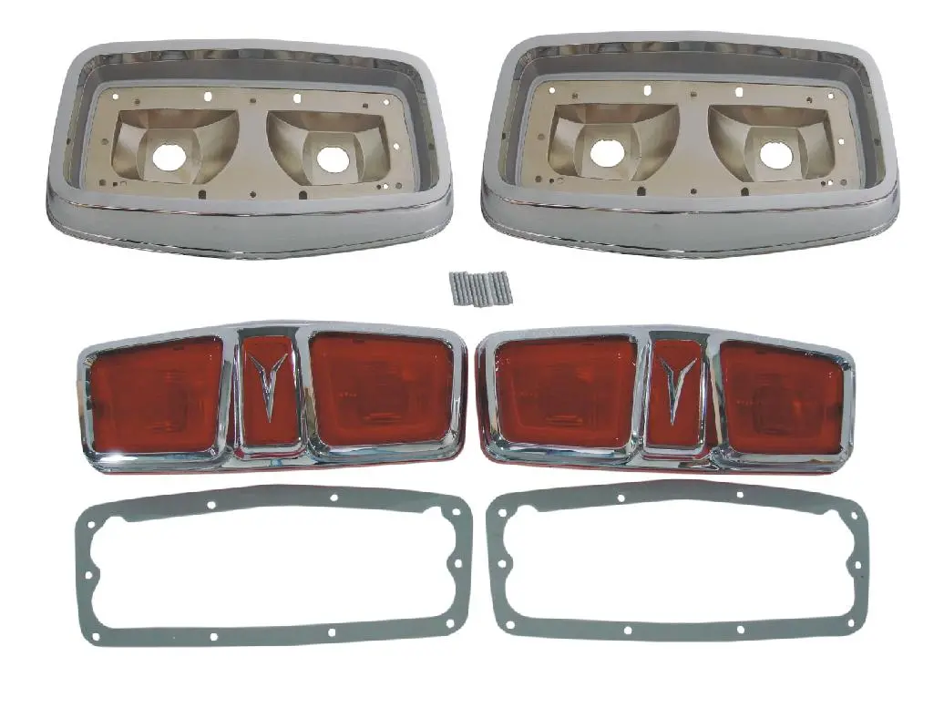 165F-64Blkit Mopar 1964 Plymouth Fury Taillight Kit 1