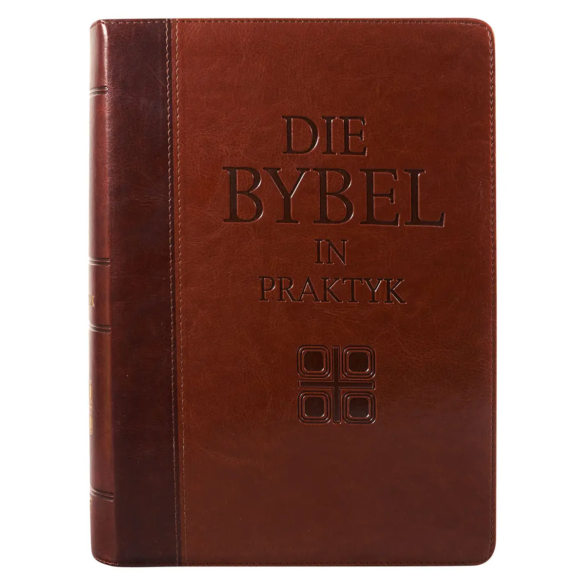 Die Bybel In Praktyk Bruin Kunsleer Bybel Met Duimgrepe 1