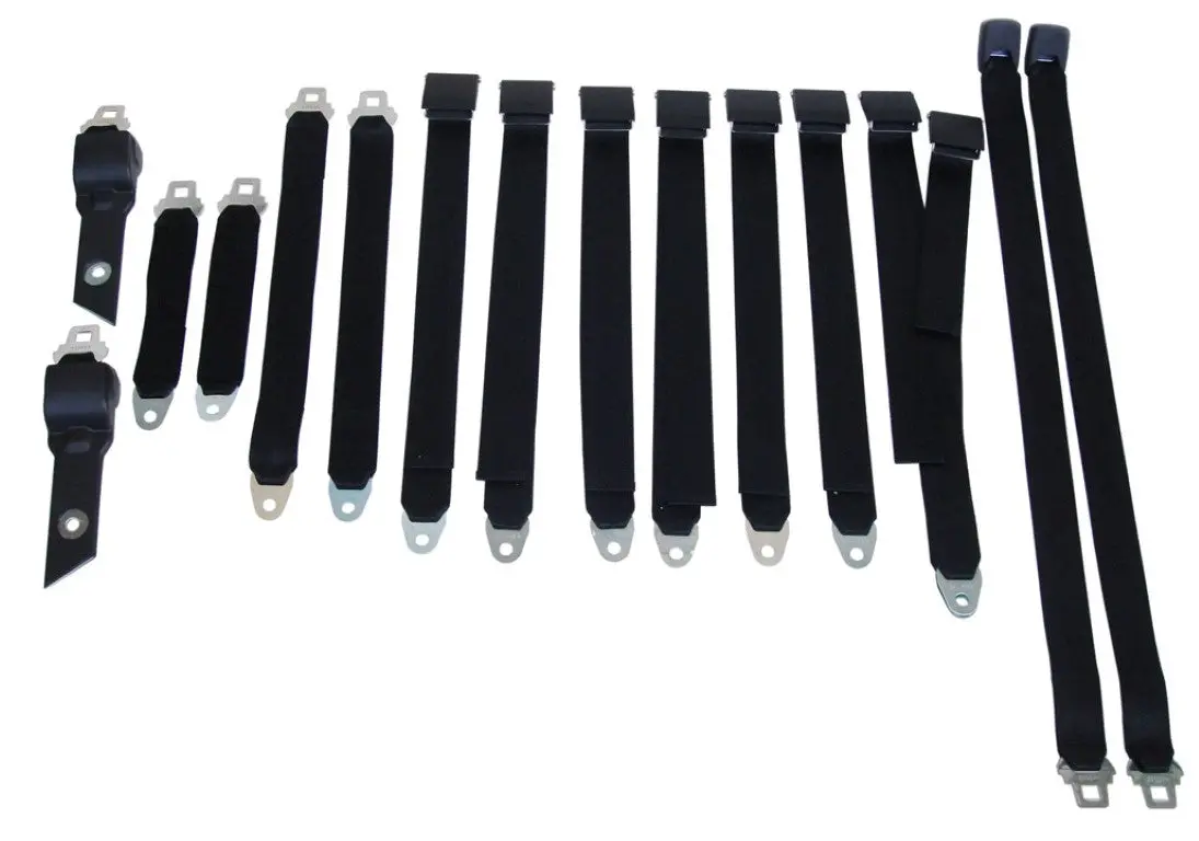 1850-70Ben Mopar 1970 B-Body Bench Seatbelt Set 1