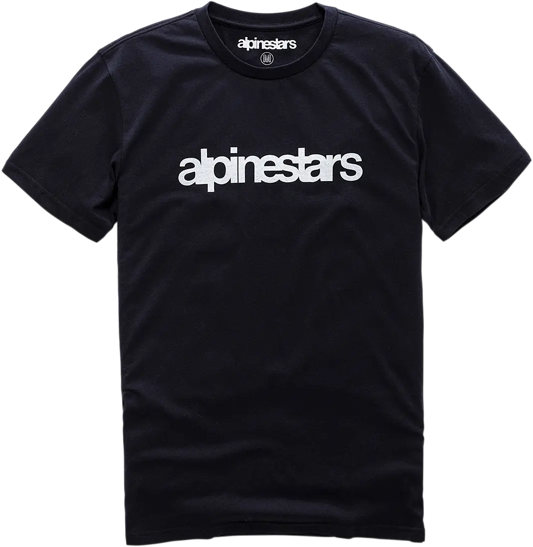 Alpinestars Heritage Word Graphic T-Shirt – Black Cotton, Medium Fit (Style 12107300610M) 1