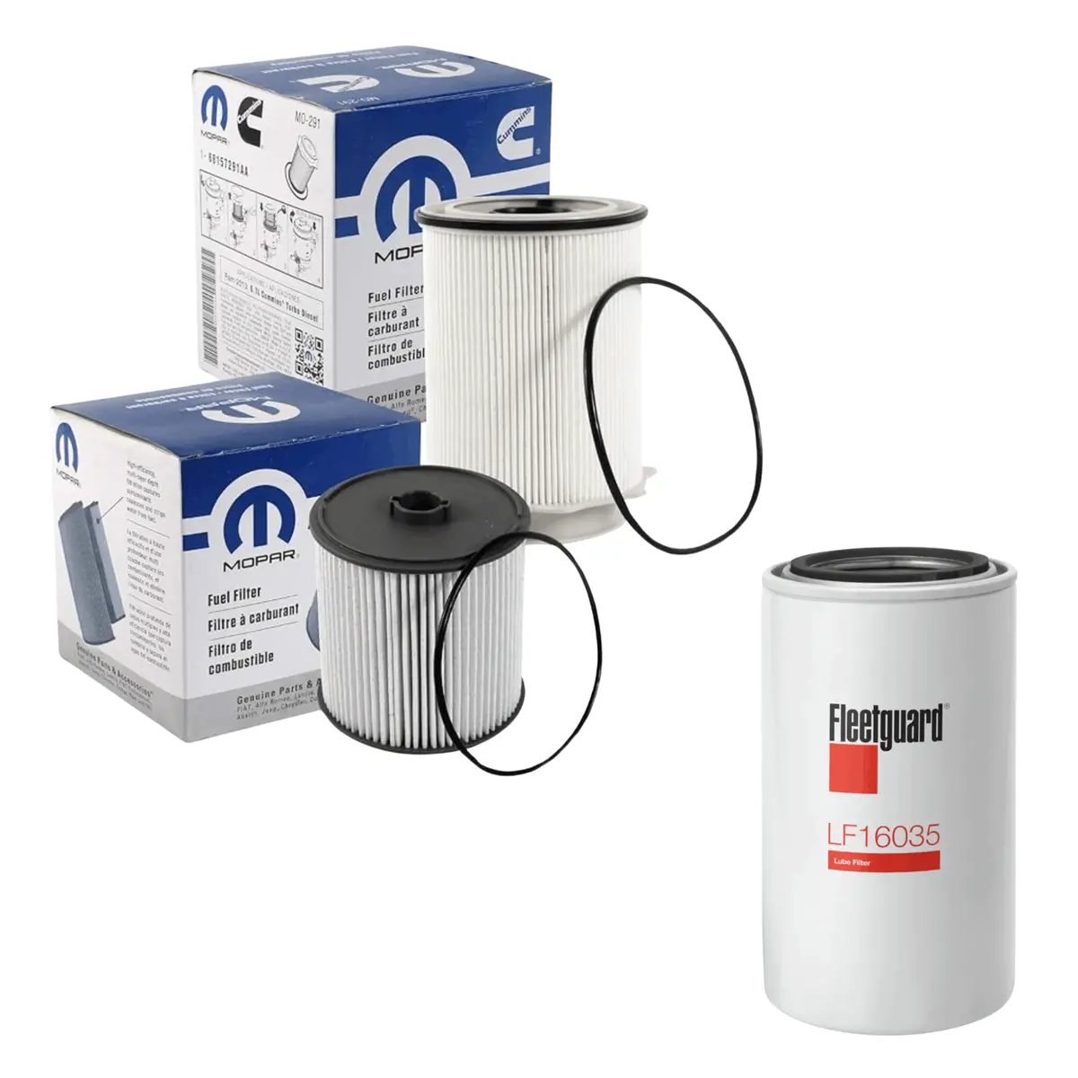 2019 To 2024 Ram 6.7L Cummins Fuel And Oil Filter Kit 1