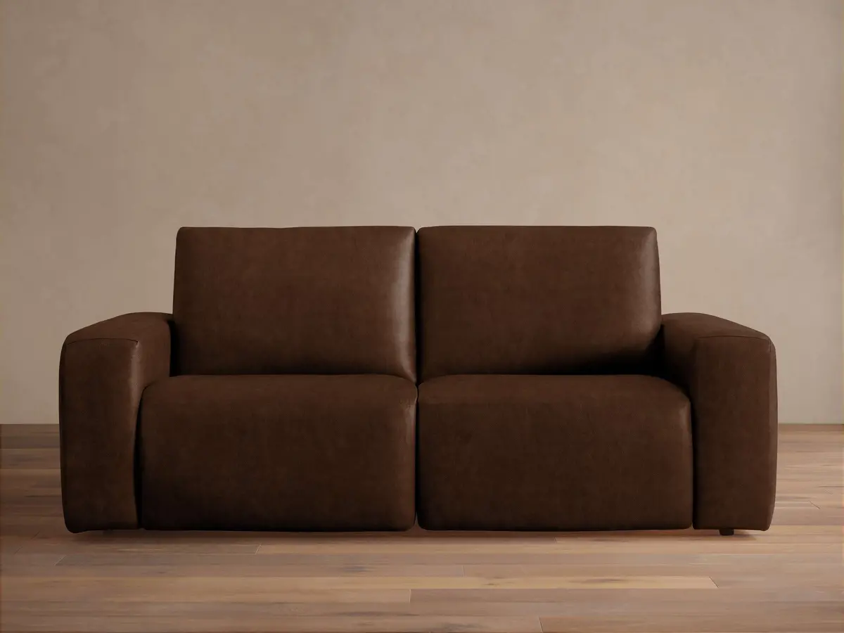 Brennan Leather Two-Piece Motion Sofa 1