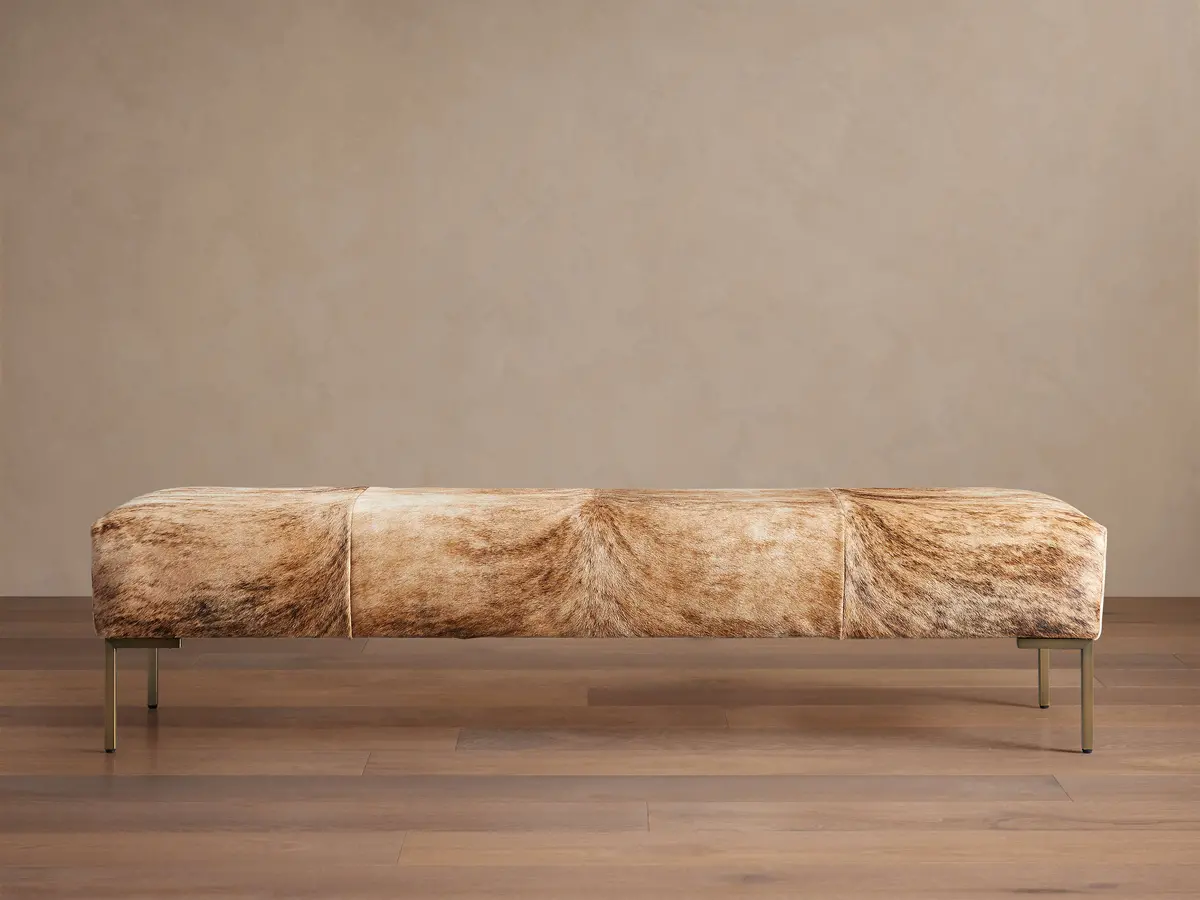 Tilton Hair On Hide Bench 1