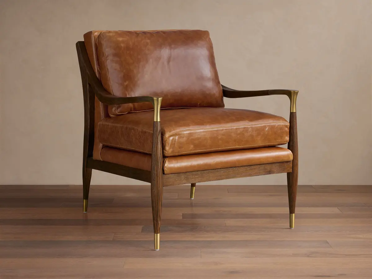 Fisher Leather Chair 1