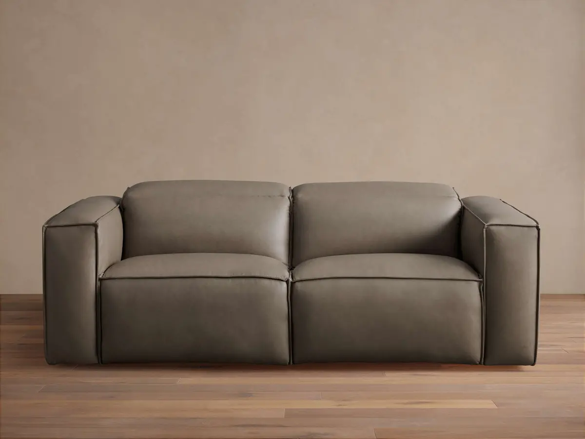 Coburn Leather Two-Piece Motion Sofa 1