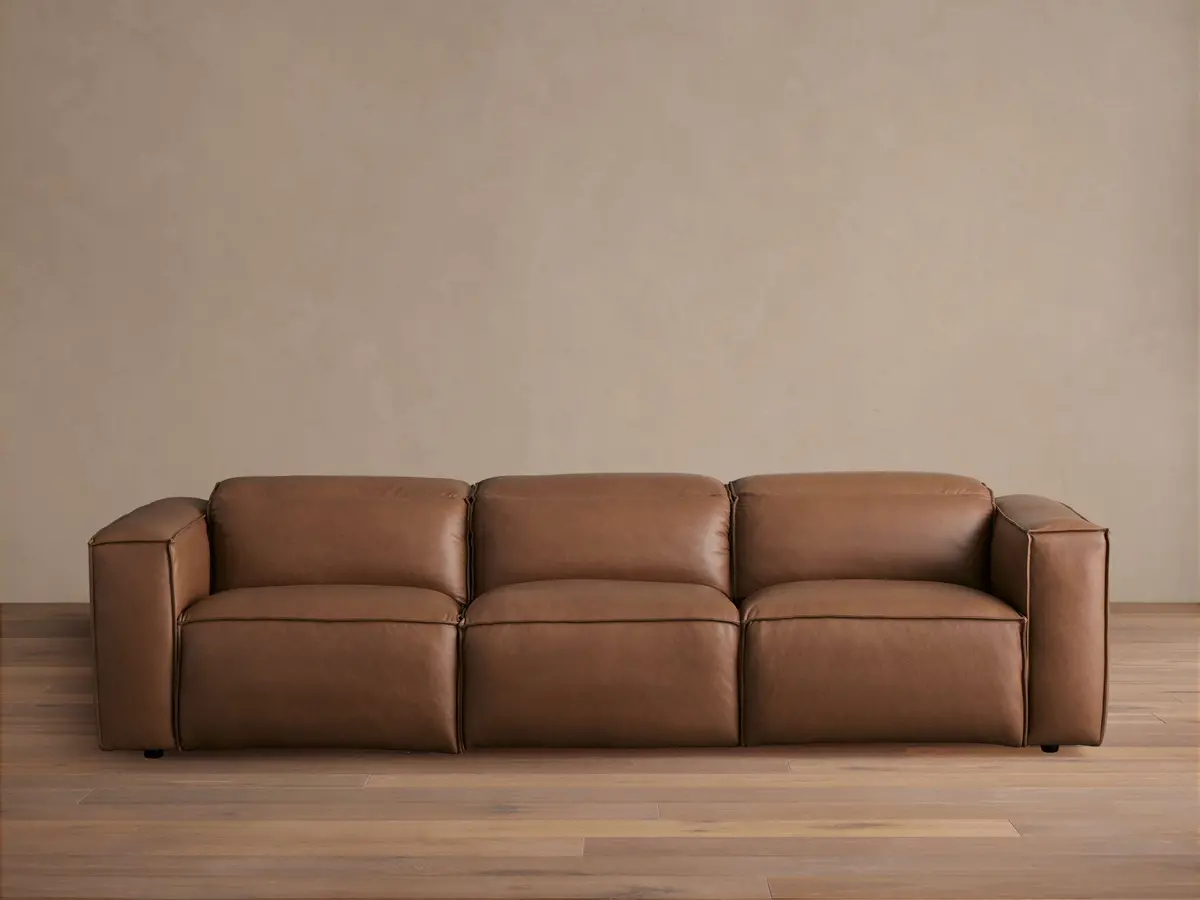 Coburn Leather Three-Piece Motion Sofa 1
