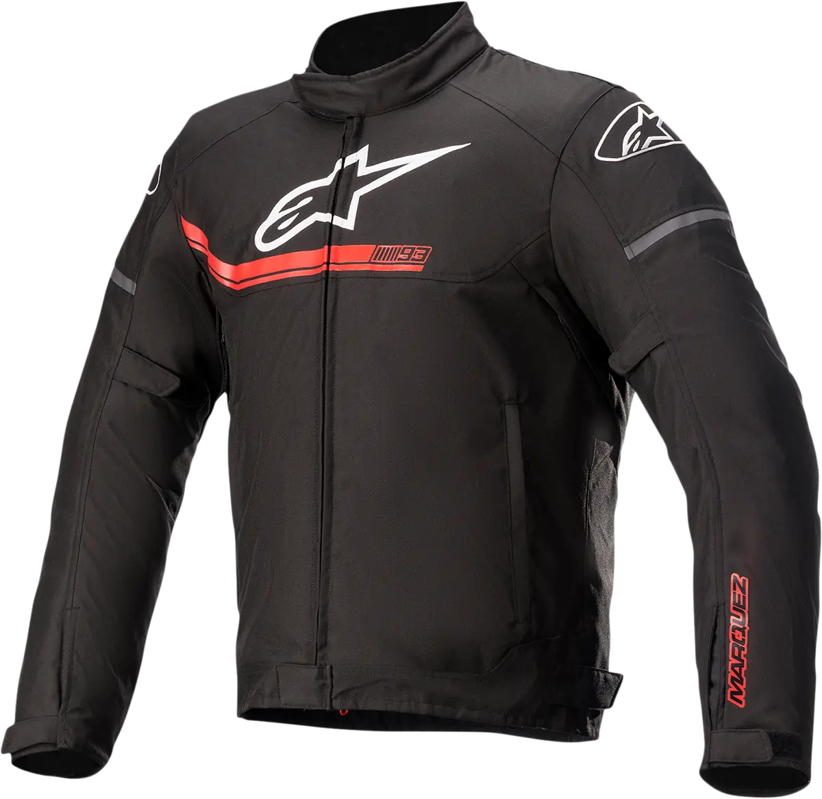 Alpinestars Austin Motorcycle Jacket – Black/Red, Size Medium (Model 3200821-13-M) 1