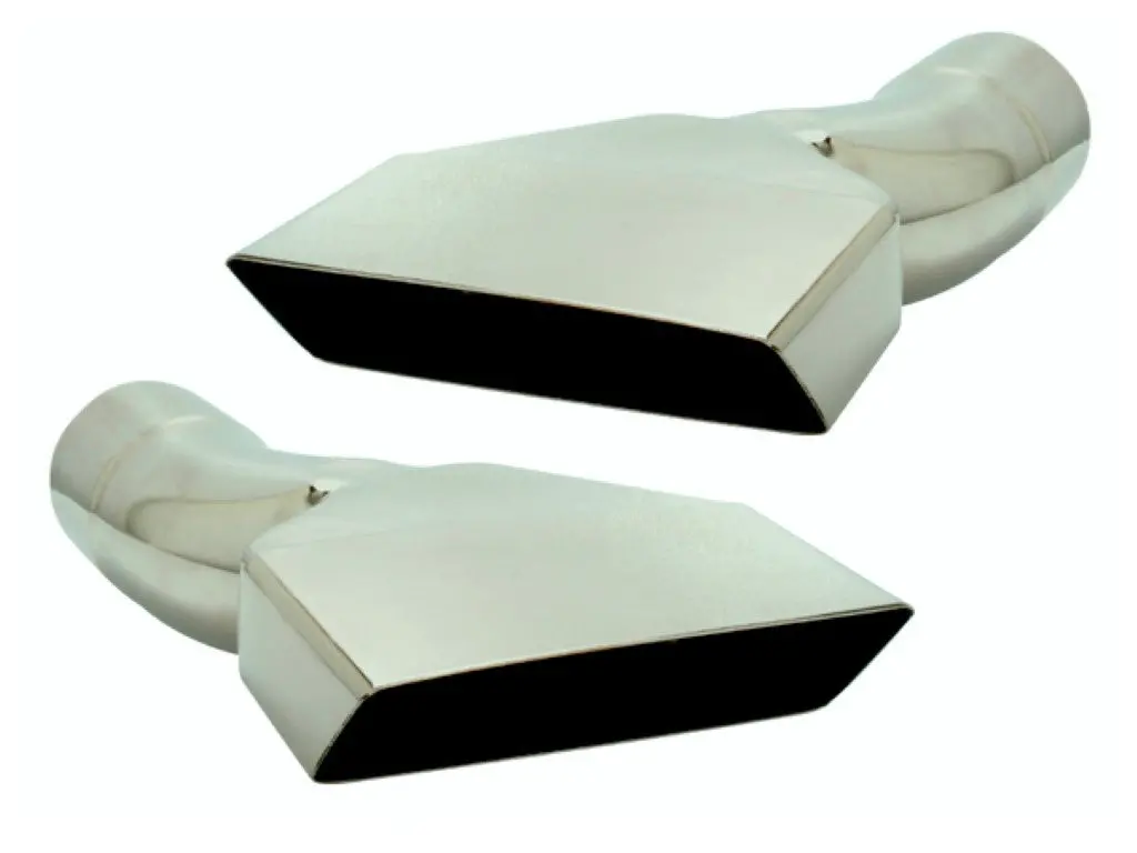 211-S25 Mopar Plymouth E-Body 2-1/2 Inches Stainless Exhaust Tips 1