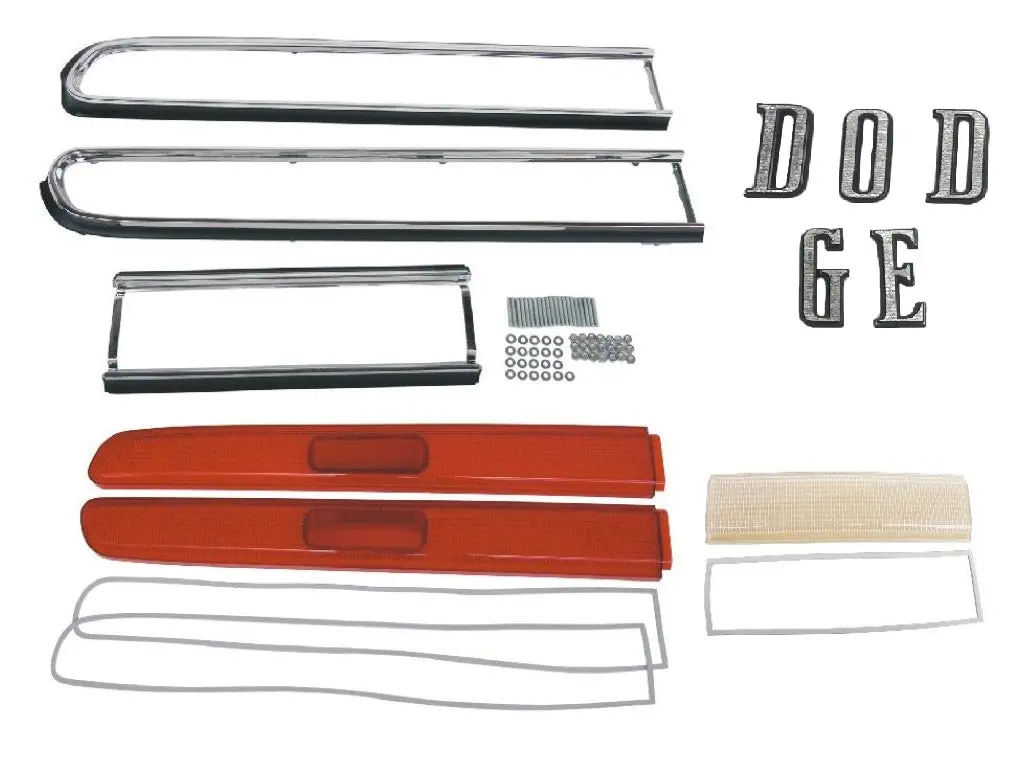 216-Blkit Mopar 1970 Dodge Challenger Taillight Assembly Kit 1