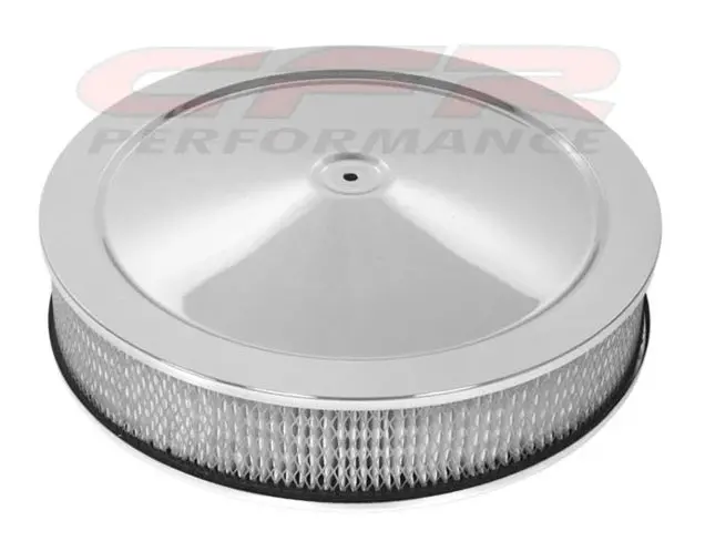 Steel 16" X 3" Dominator Air Cleaner Kit - Chrome 1