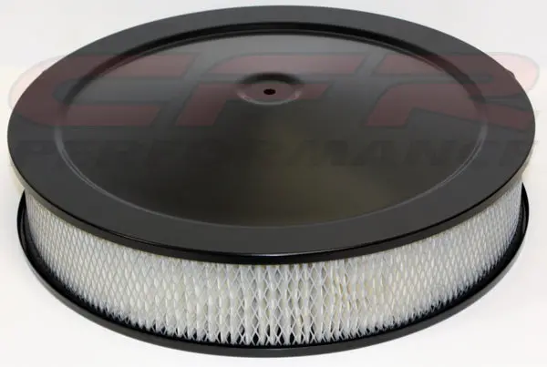 Steel 16" X 3" Dominator Air Cleaner Kit - Black 1