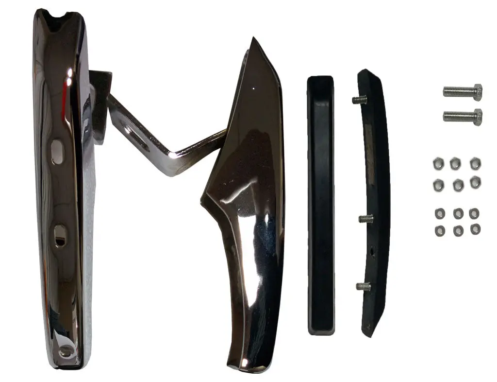2199-Fkit Mopar 1970-71 Plymouth Cuda Front Bumper Guards With Pads 1