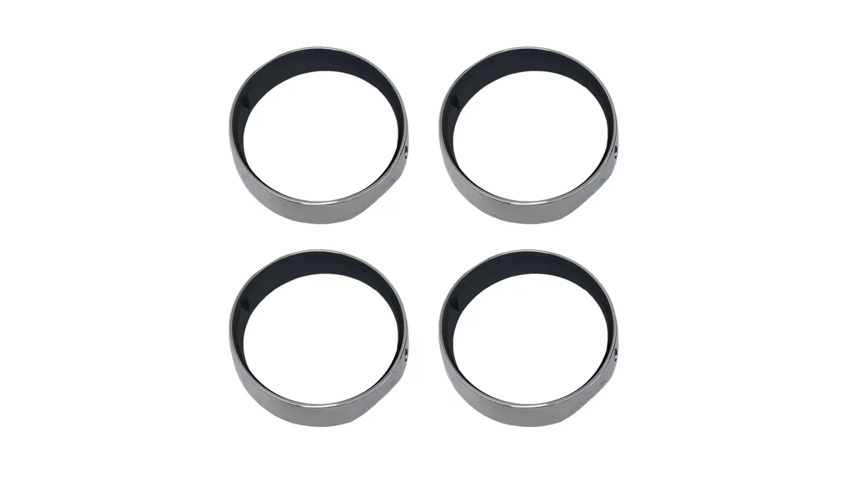 226-C Mopar 1971 Plymouth Cuda Chrome Headlight Bezels 1