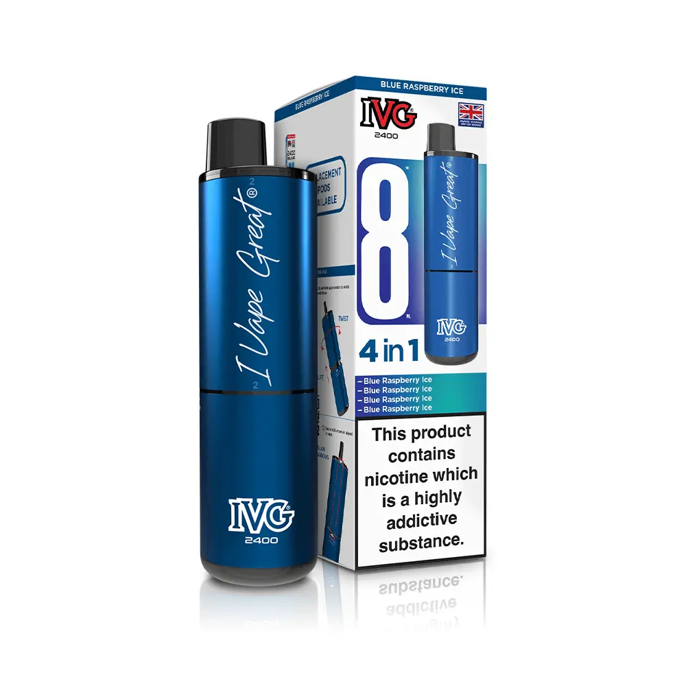Ivg 2400 4-In-1 Starter Kit Blue Raspberry Ice 1