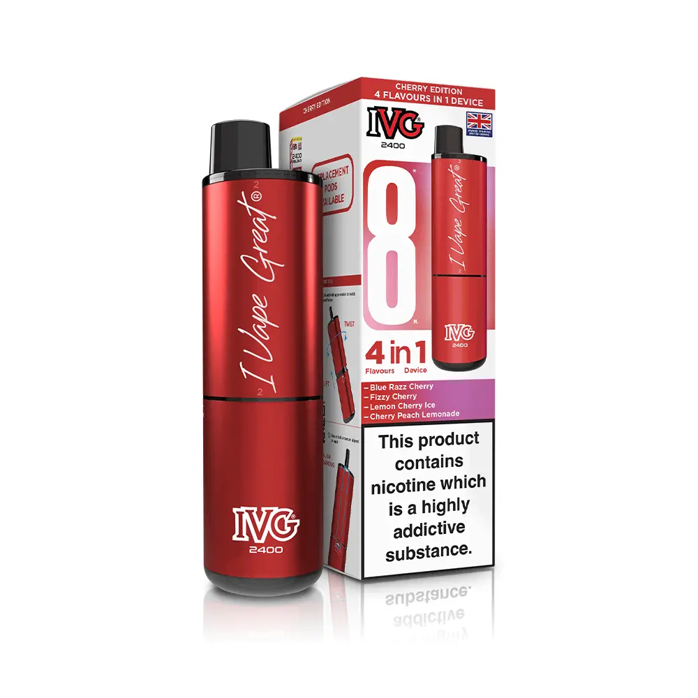 Ivg 2400 4-In-1 Starter Kit Cherry Edition 1