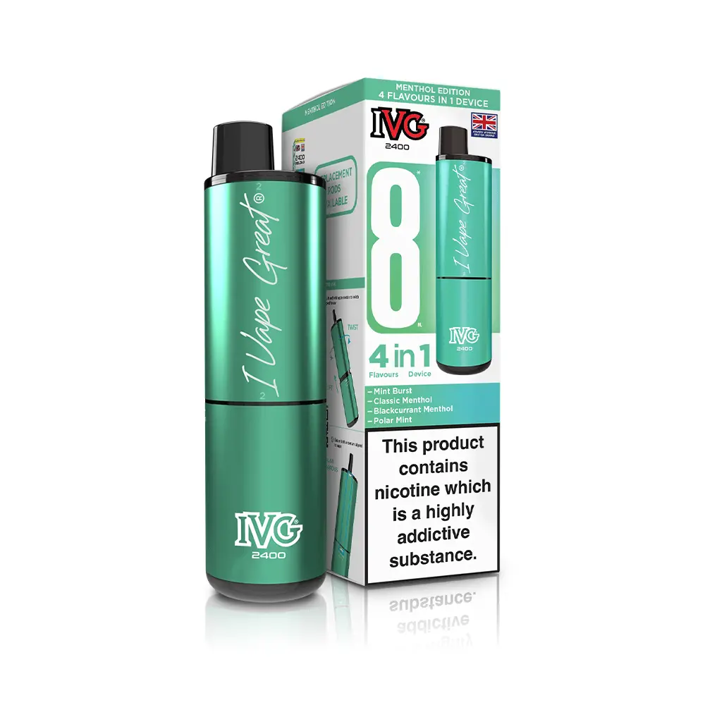 Ivg 2400 4-In-1 Starter Kit Menthol Edition 1