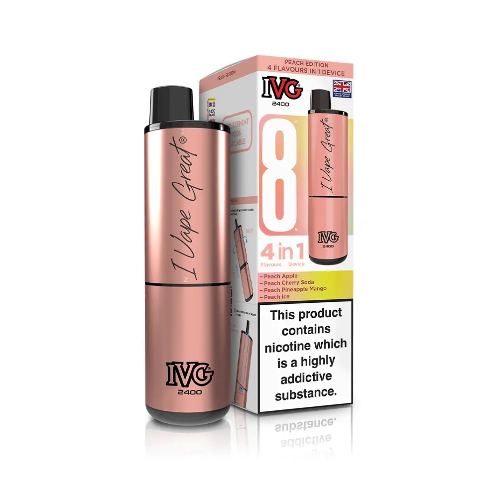 Ivg 2400 4-In-1 Starter Kit Peach Edition 1