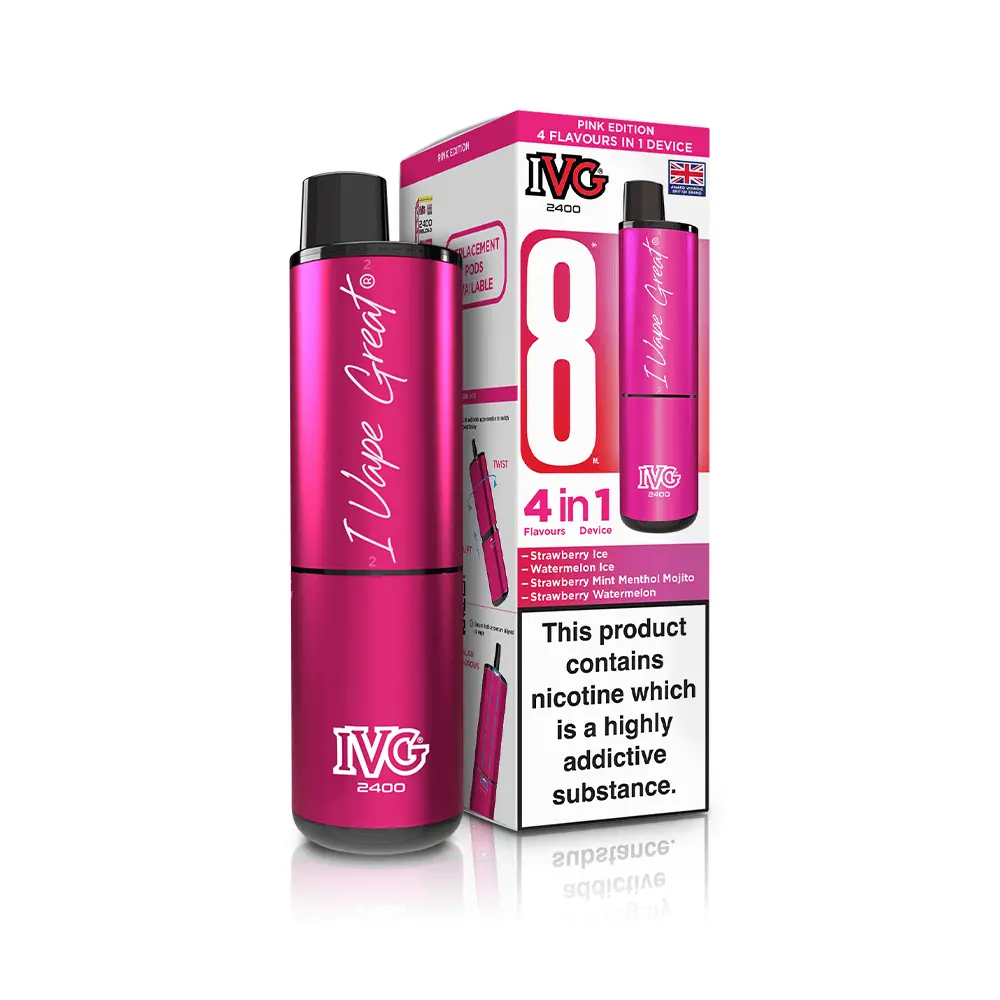 Ivg 2400 4-In-1 Starter Kit Pink Edition 1
