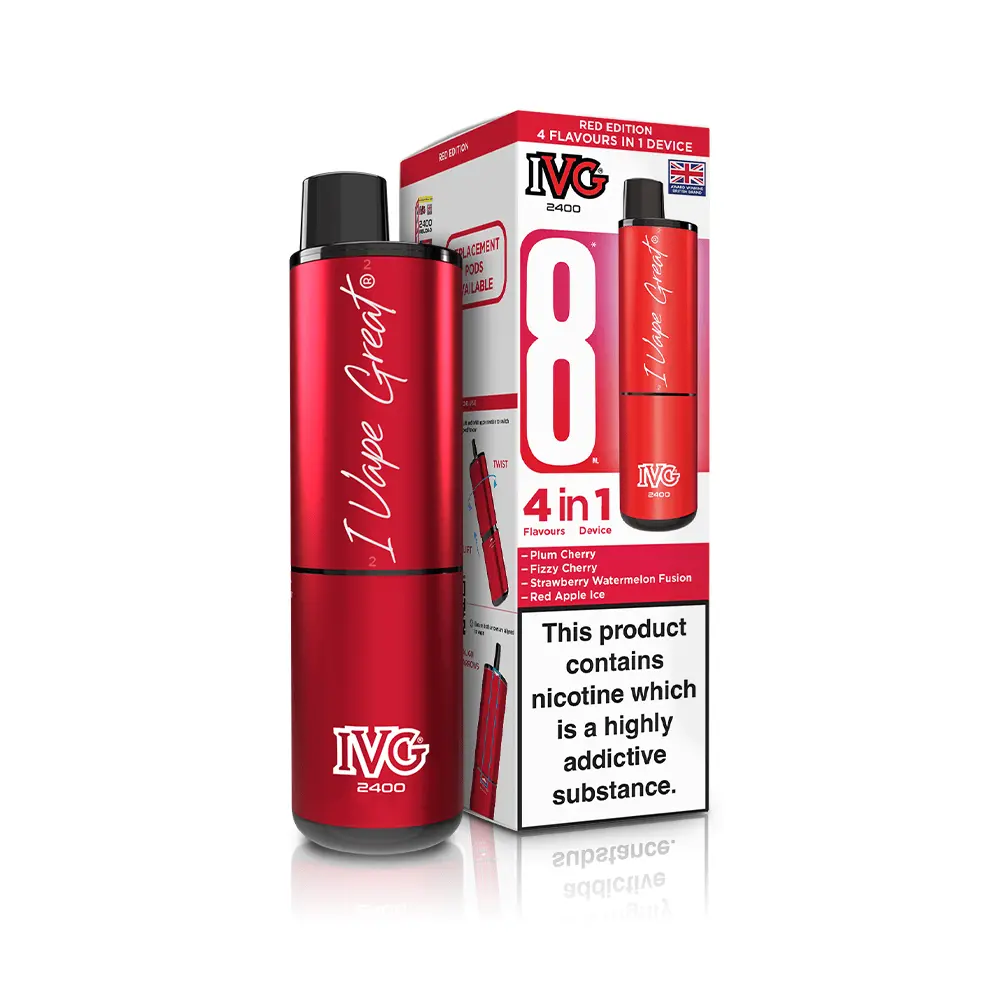 Ivg 2400 4-In-1 Starter Kit Red Edition 1