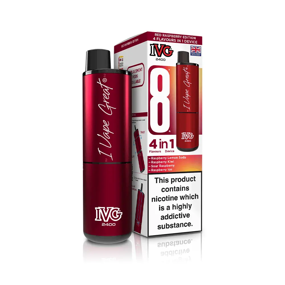 Ivg 2400 4-In-1 Starter Kit Red Raspberry Edition 1