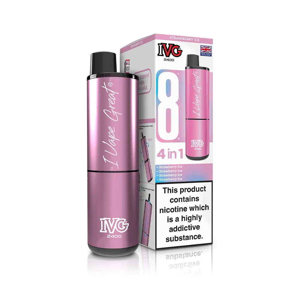 Ivg 2400 4-In-1 Starter Kit Strawberry Ice 1