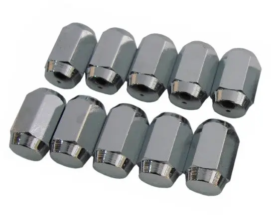 L/H Mopar Thread Dimple Lug Nuts - 7/16" (Set Of 10) 1