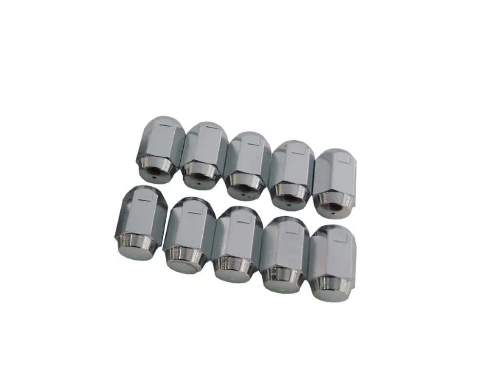 244-Lhset Mopar L/H Thread Dimple Lug Nuts - 1/2" (Set Of 10) 1