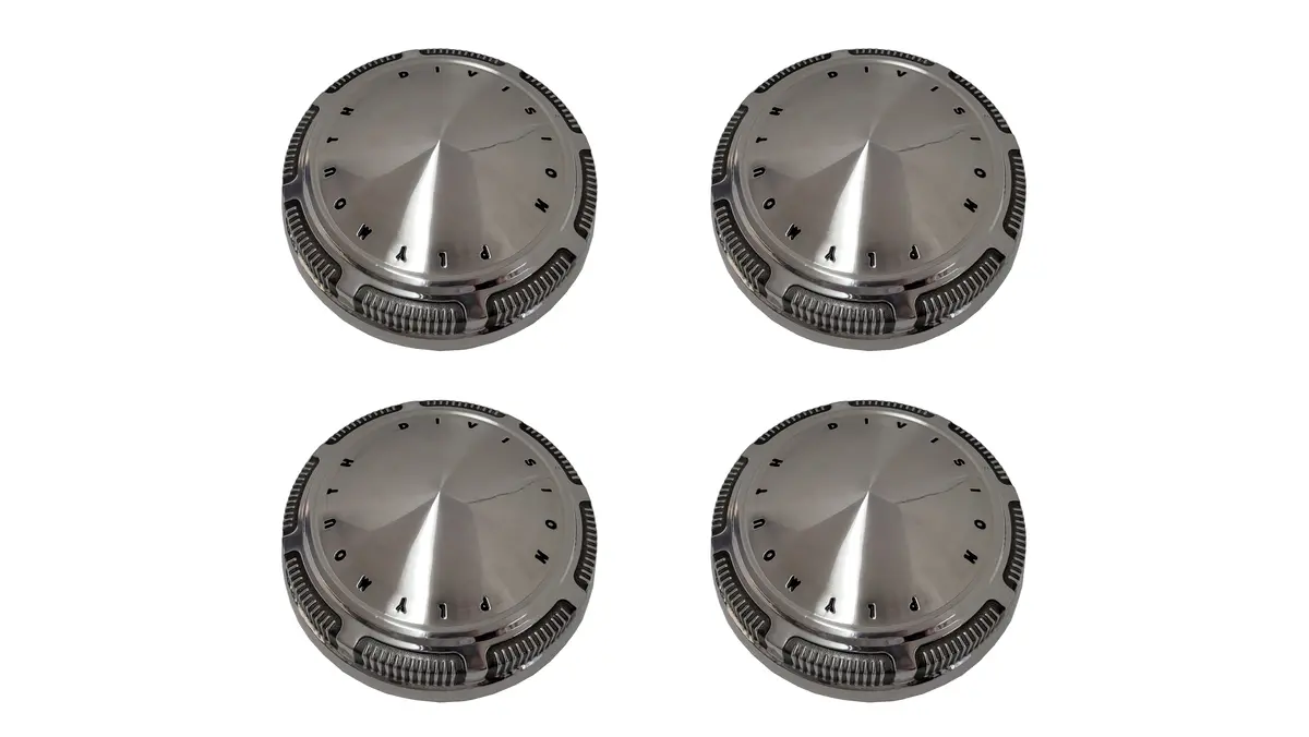 247-Pl Mopar A,B,E-Body Plymouth Divison Dog Dish Hub Caps 1