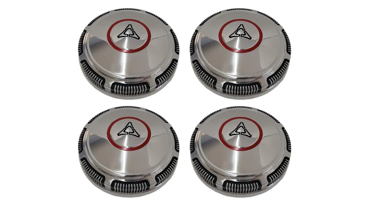 247-R Mopar 69-74 Dodge Stainless Steel Dog Dish Hub Cap 1