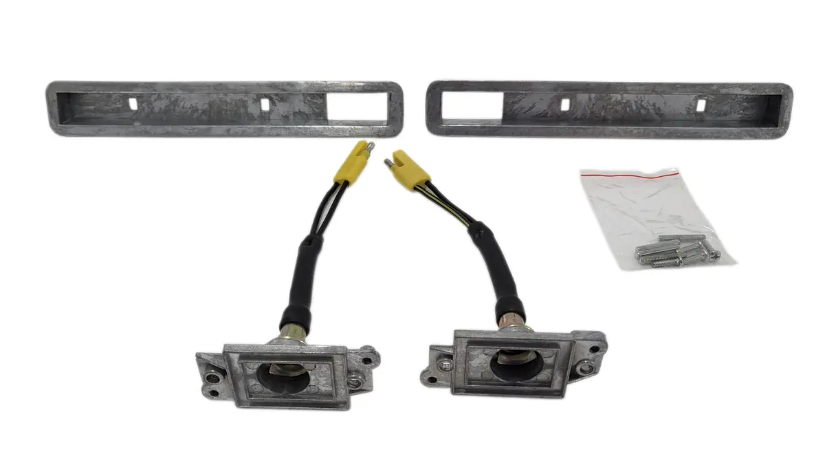 253-F Mopar 1970-71 Plymouth Cuda Front Side Marker Bezels 1