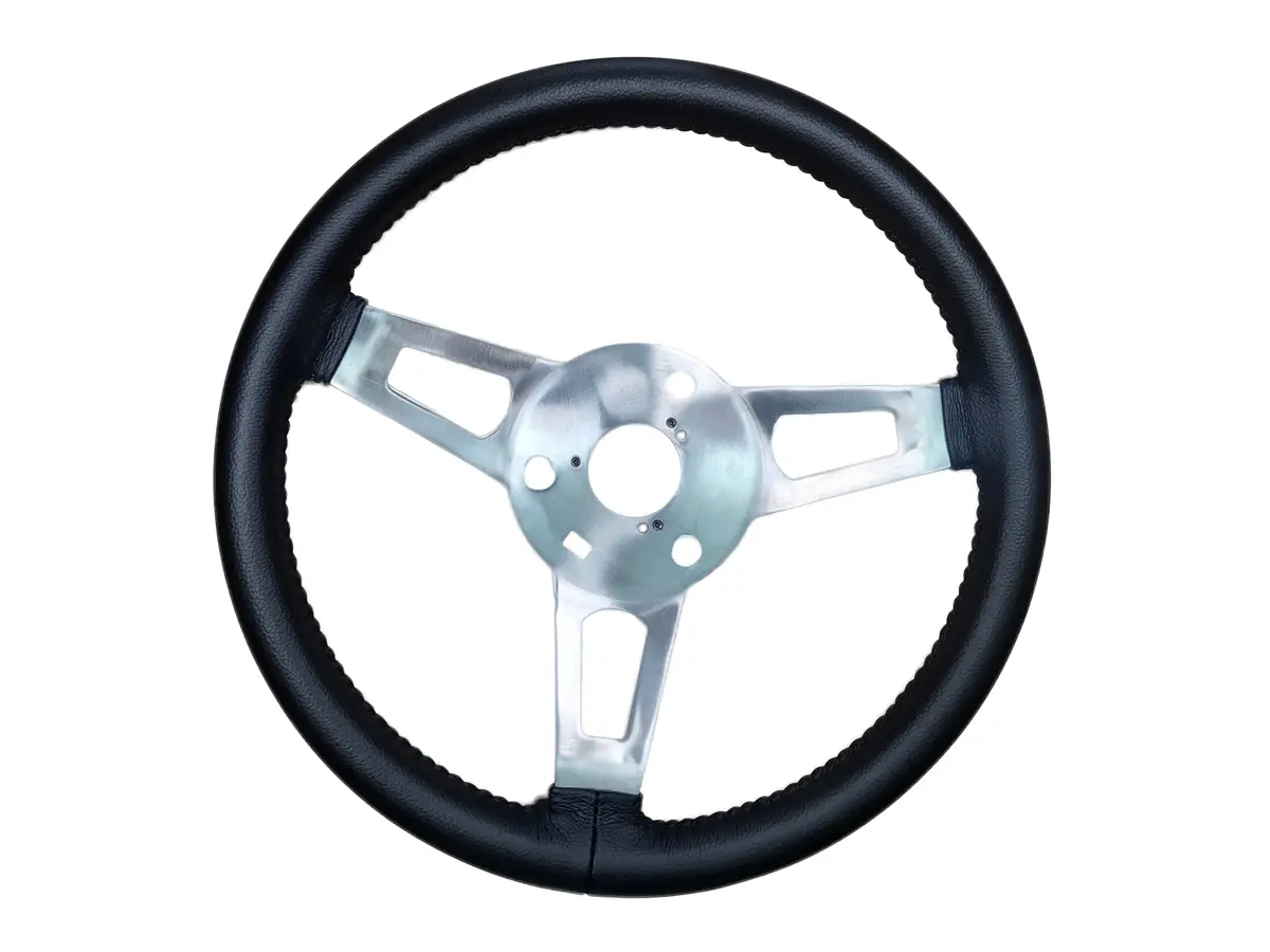 256-Bs Mopar A,B,E-Body 14" Leather Tuff Steering Wheel 1