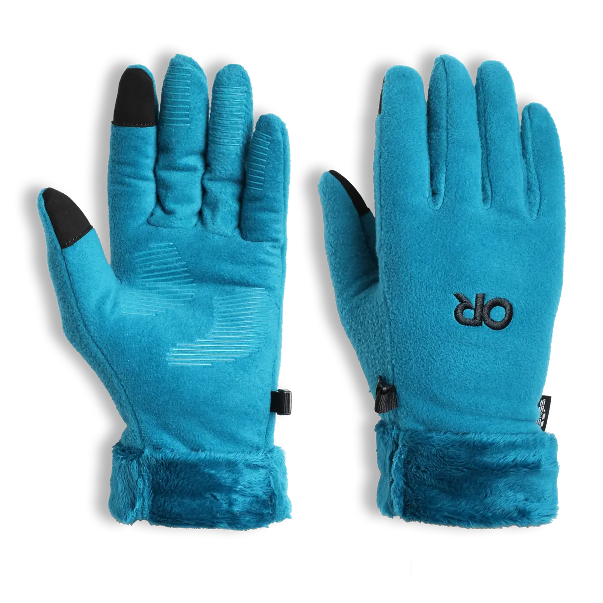 Women's Fuzzy Sensor Gloves 1