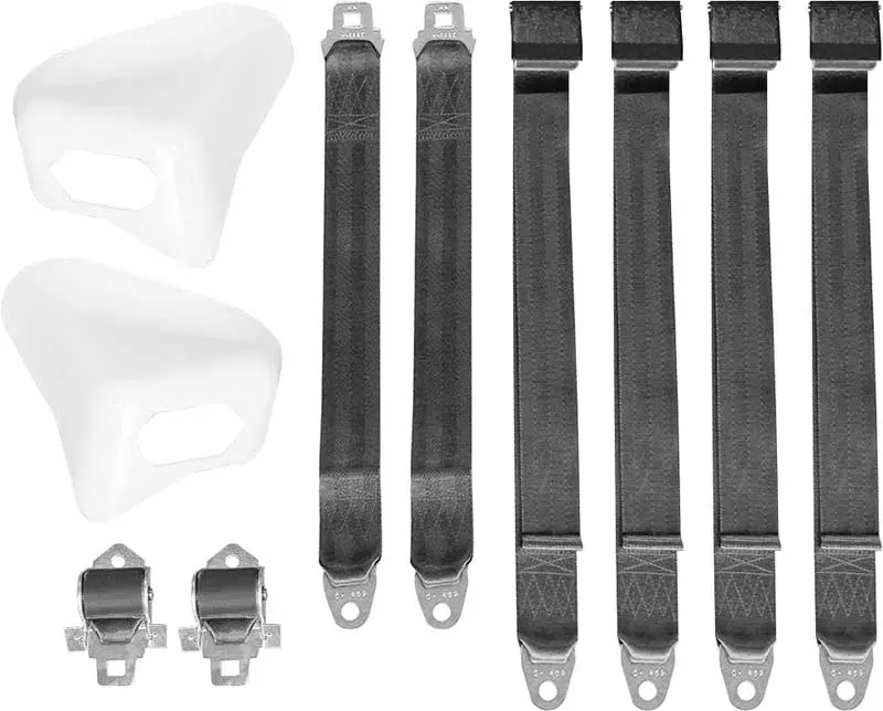 2850-70Cbuk Mopar 1970 E-Body Convertible Bucket Seatbelt Set 1