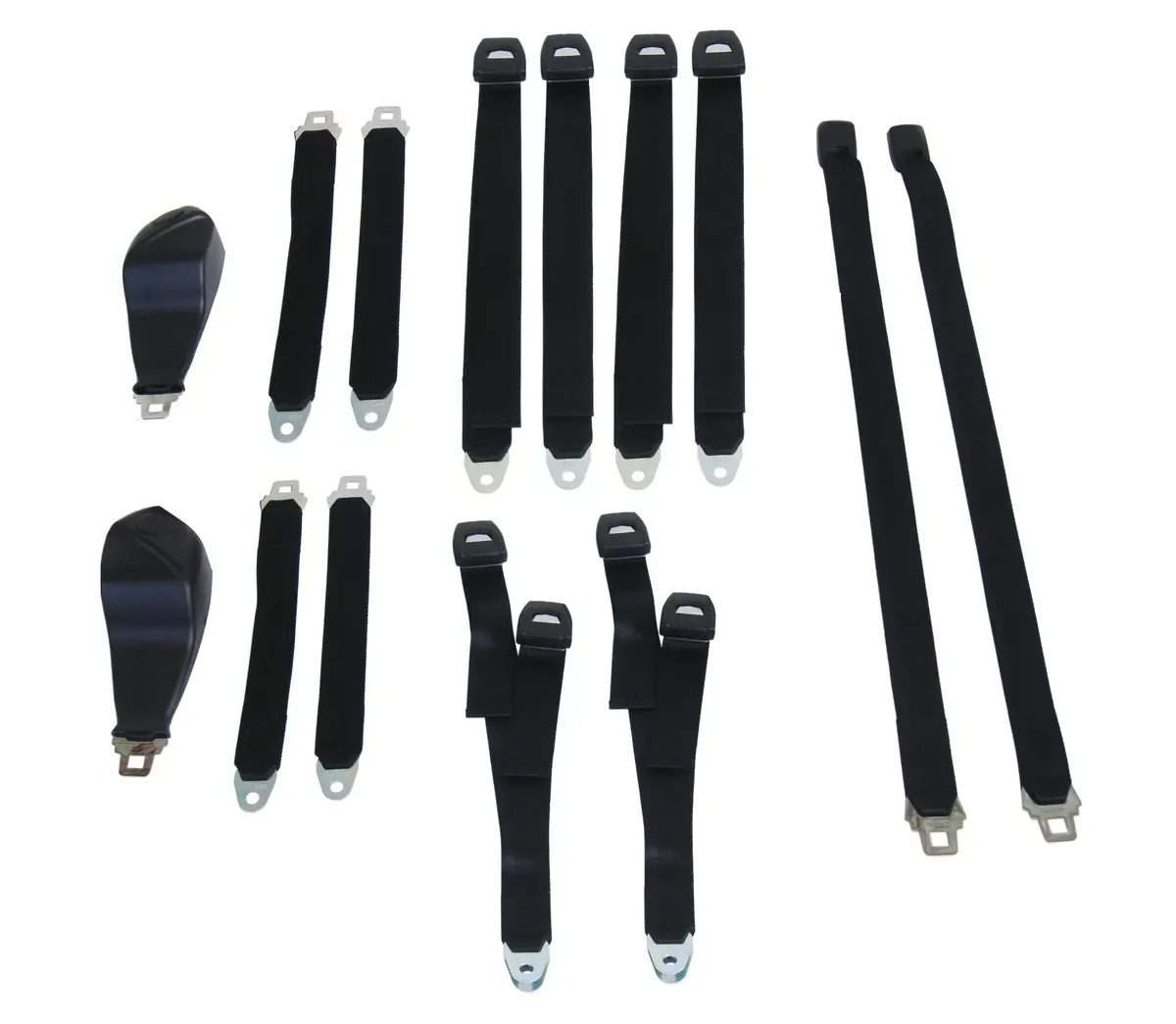 2850-71Ben Mopar 1971 B-Body And E-Body Bench Seatbelt Set 1