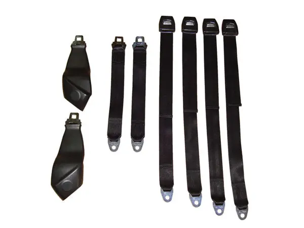 2850-71Cbuk Mopar 1971 B-Body And E-Body Convertible Bucket Seatbelt Set 1
