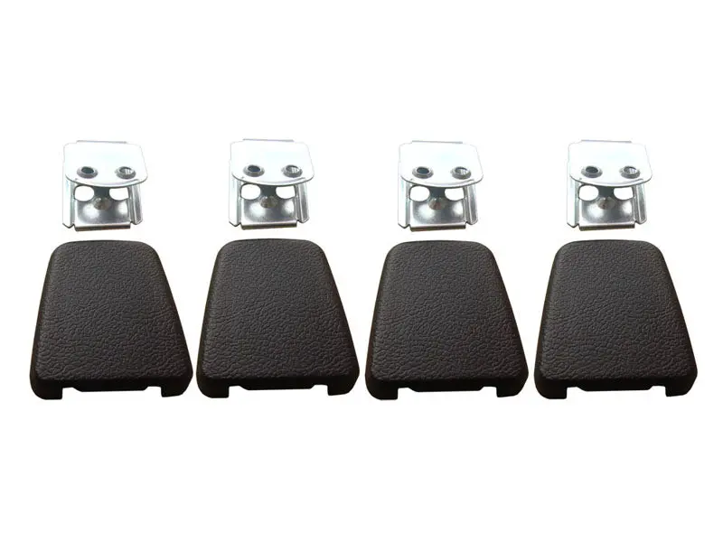 2850-Sb Mopar A,B,C,E-Body Seatbelt Shoulder Belt Clips (Black) 1