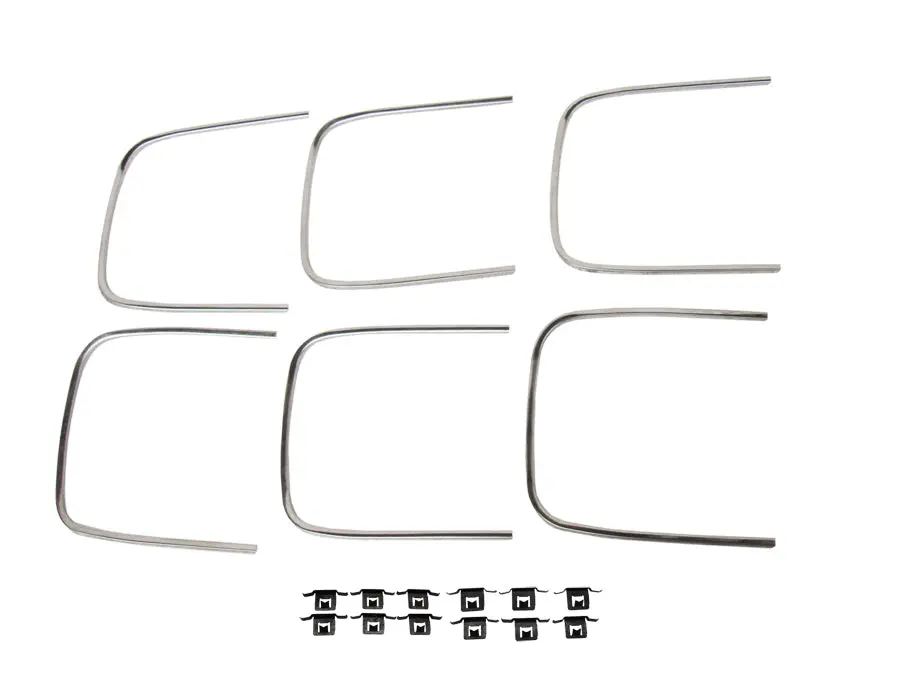 293S-Set Mopar 1971 Plymouth Cuda Front Grille Trim Set 1